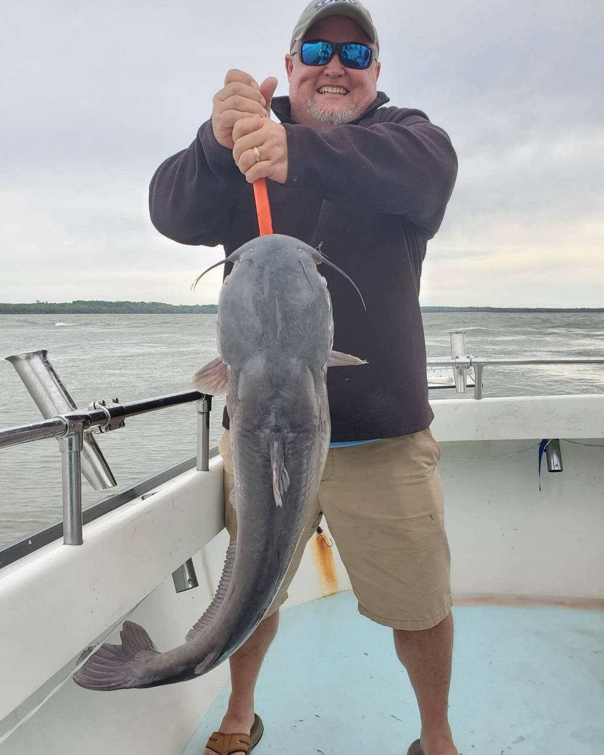 Blue Catfish fishing charters on the Potomac Miss Susie Charters