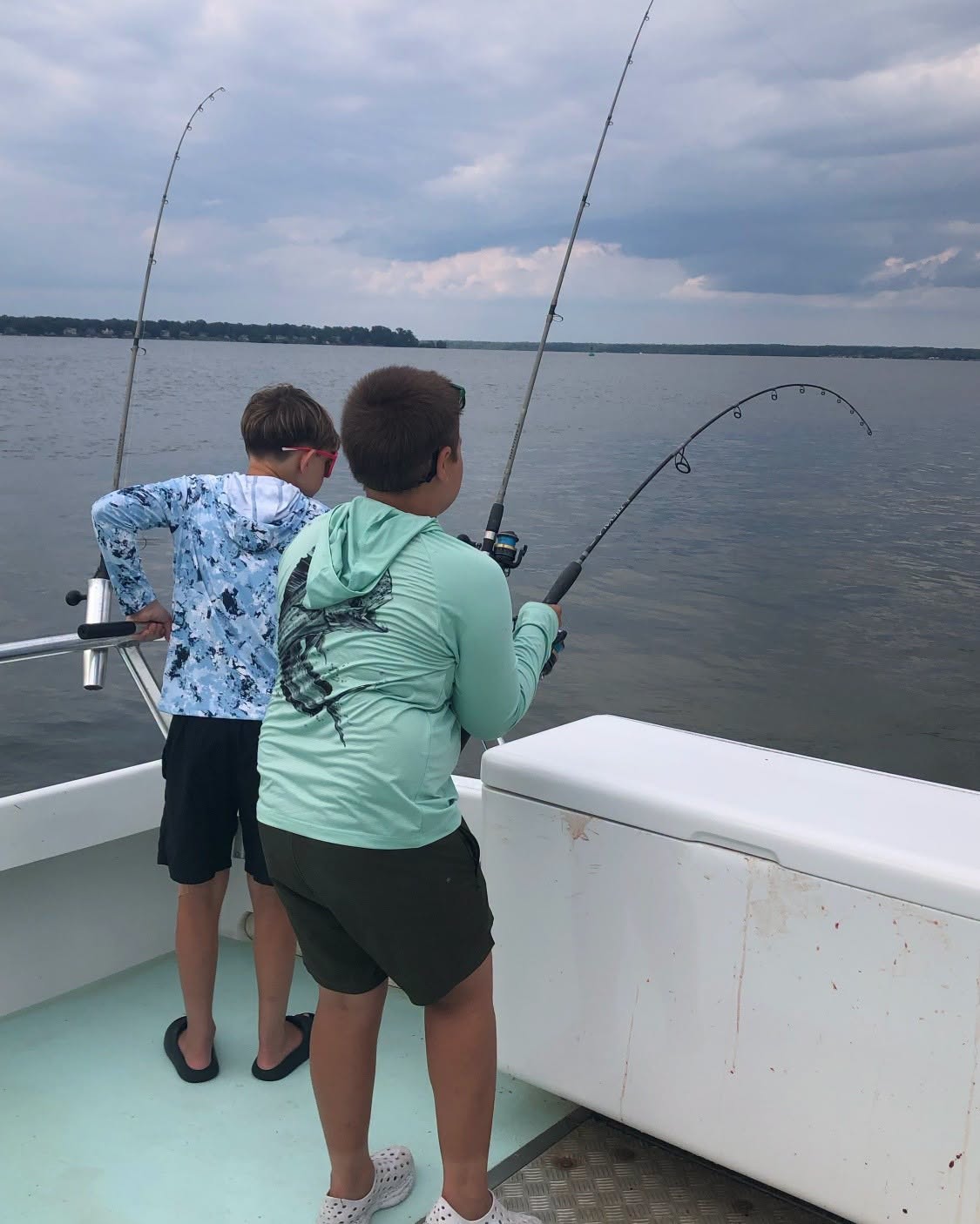 Chesapeake Bay Fishing Report: Summer Rockfish Wraps Up, Solomons Heats Up 4 BlueCatfish were active today out of Tantallon Marina in Fort Washington!