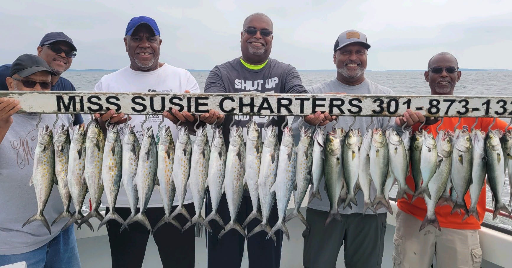 Solomons Island Charter Fishing Report: Spanish Mackerel Are Back! 2 Spanish Mackerel Charter Fishing Trips & Bluefish on the Chesapeake Bay
