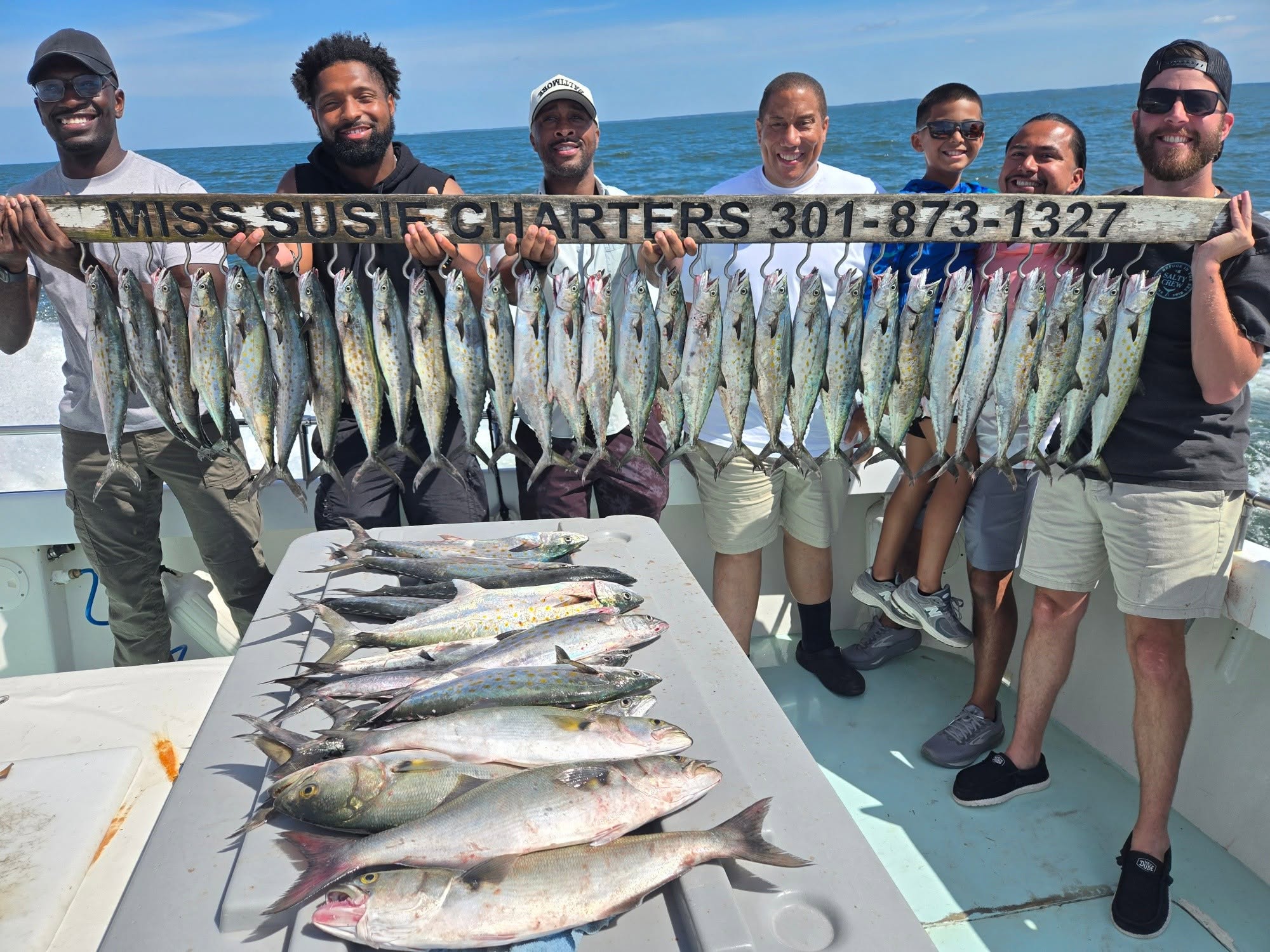 Spanish Mackerel charter fishing trips Solomons Island md