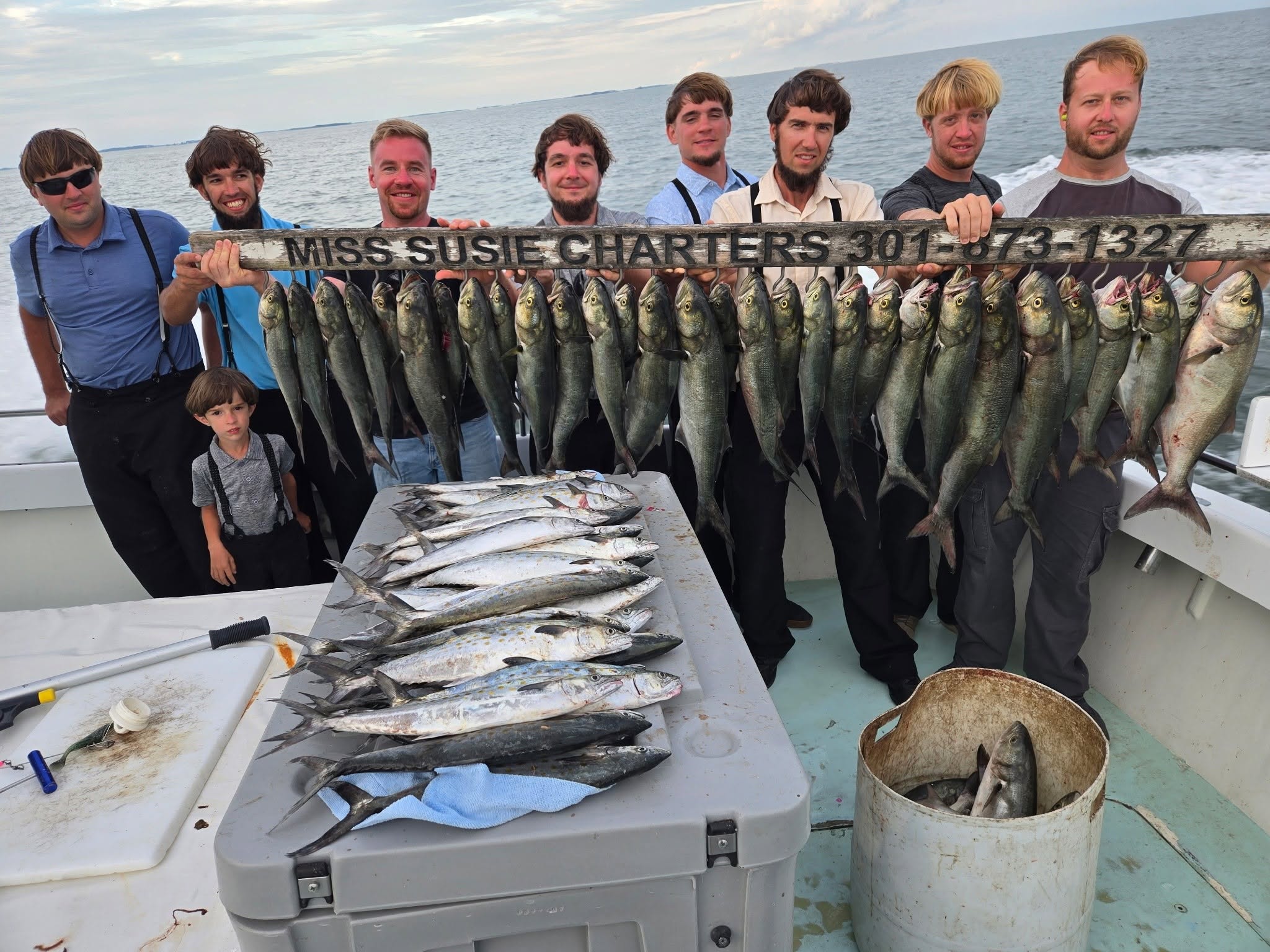 54 Bluefish & 38 Spanish Mackerel 