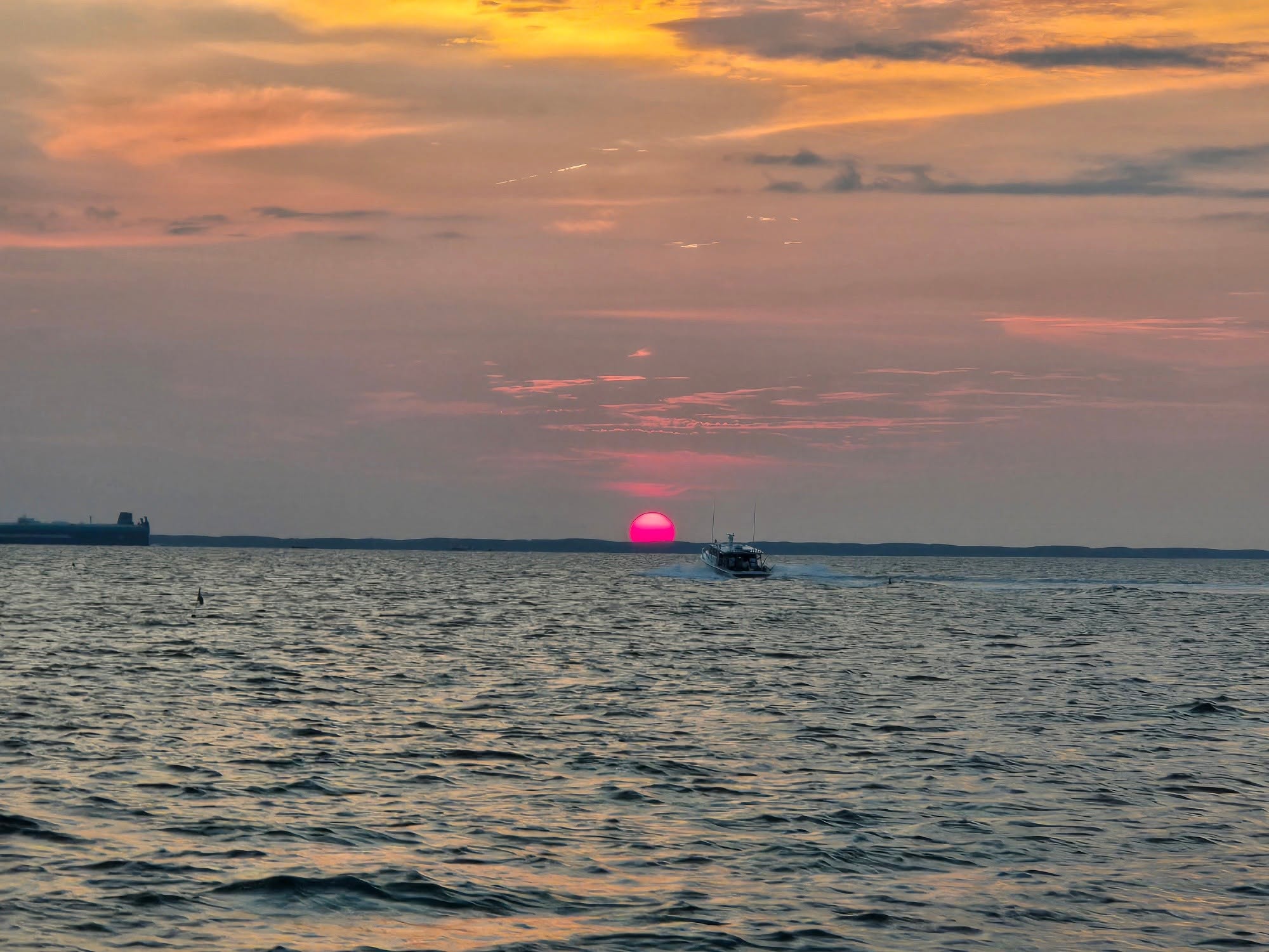 Beautiful Sunrise and Hungry Spanish Mackerel