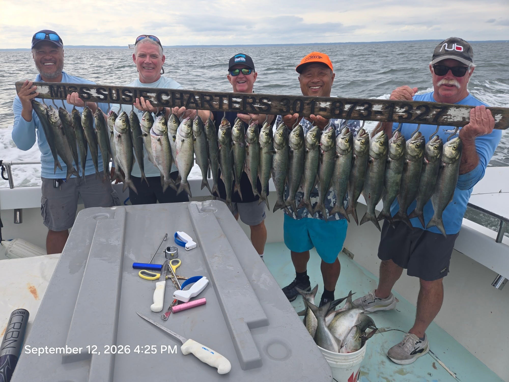 Charter Fishing Trips on the Chesapeake Bay for Spanish Mackerel, Red Drum, Cobia, Bluefish