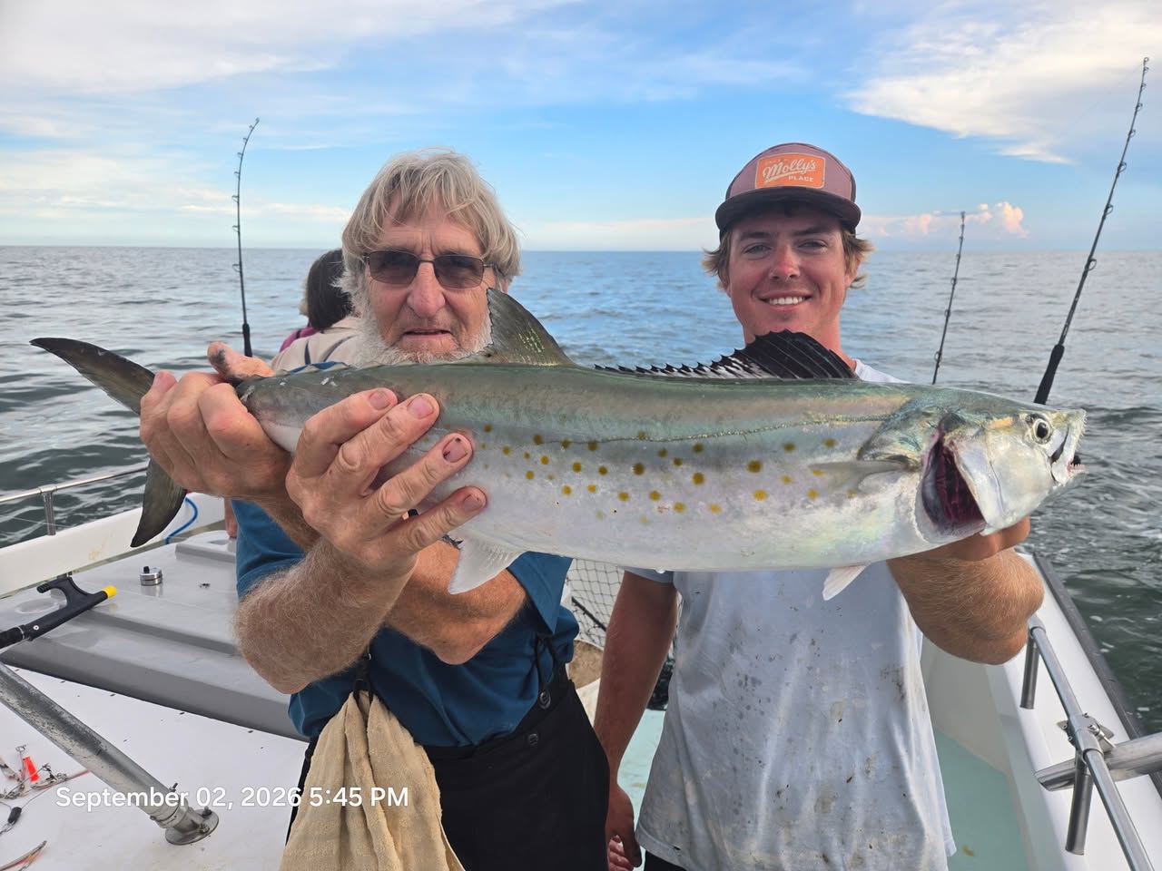 Chesapeake Bay Charter Fishing Report: Big Reds and Bluefish Light Up Solomons 6 harter Fishing Trips on the Chesapeake Bay for Spanish Mackerel