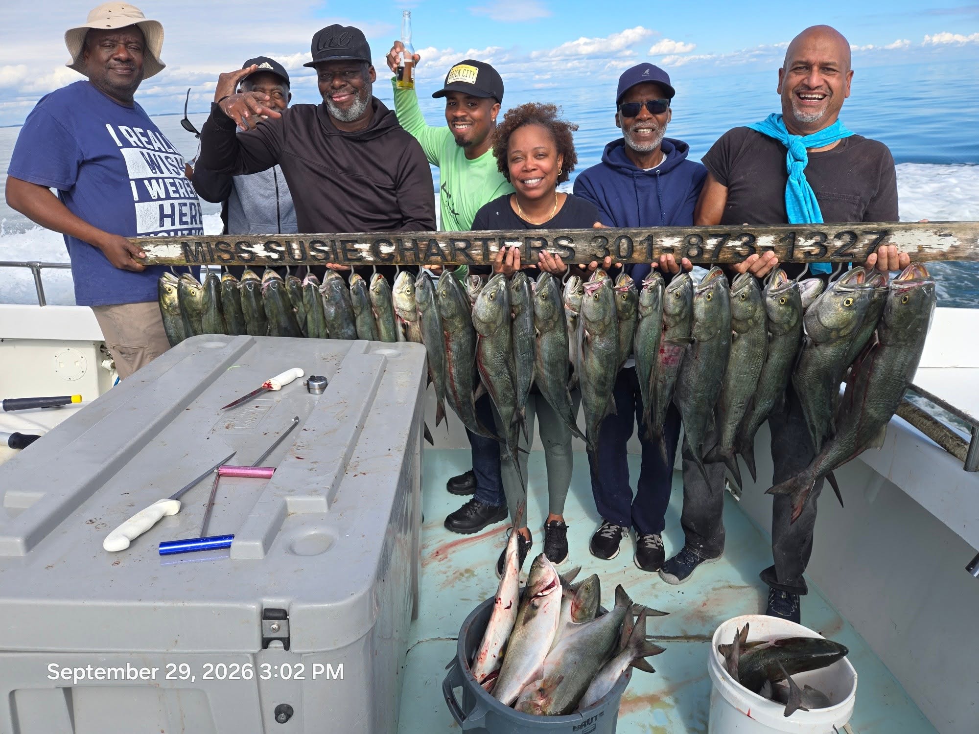 Chesapeake Bay Charter Fishing for Blue fish & red Drum